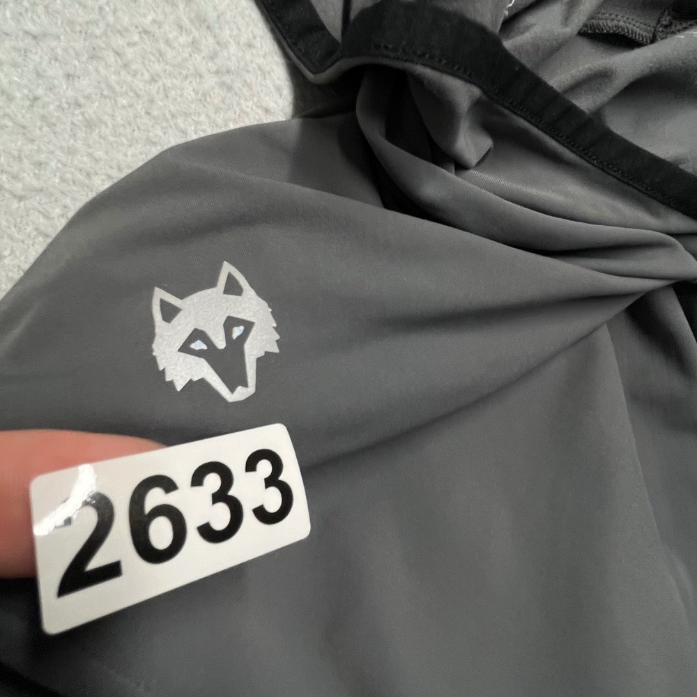 New Greyson Clothiers Mens Performance Hoodie Gray Wolf Logo Swan 1924 Size M - Picture 9 of 9
